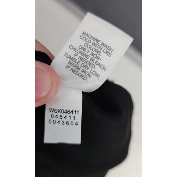 j jill Women Skirt Sz L Red Black Geometric Print Lined Pencil Textured NWT - Picture 11 of 11